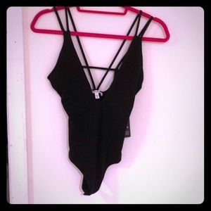 Strappy body suit